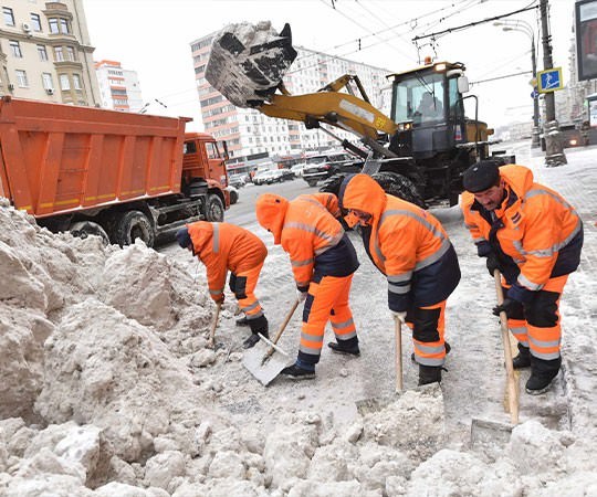 Уборка снега в Кунгуре и  Пермском крае